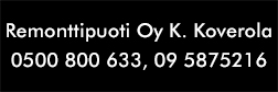Remonttipuoti Oy K. Koverola logo
